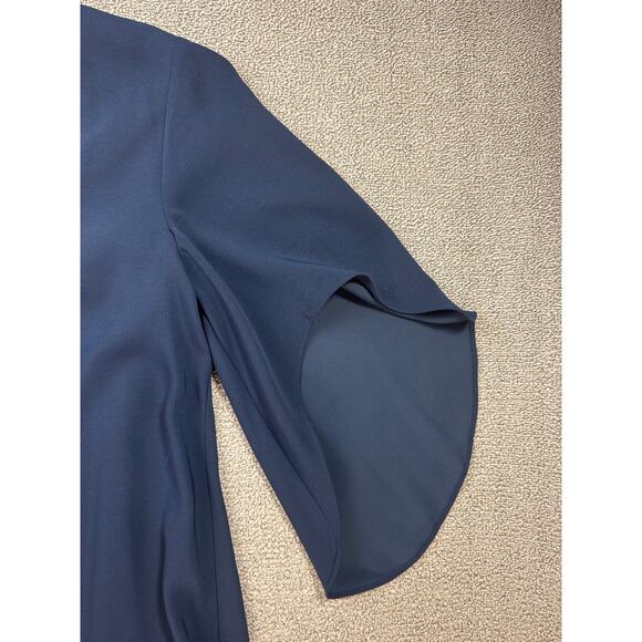 Anna Cate Meredith Maxi Dress Quiet Luxury Career Classic Navy Size XS - Picture 4 of 9